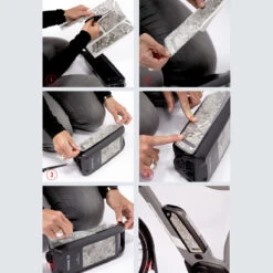 FAHRER Reflective Battery Kit - Reflektierendes Aufkleber-Set Für Bosch PowerPack -Fahrradzubehör fahrer reflective battery kit reflektierendes aufkleber set bosch powerpack montage anleitung