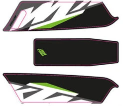 Aufkleber KTM Macina 2017 -Fahrradzubehör ktm 2017e bike aufkleber schwarz weiss grau gruen