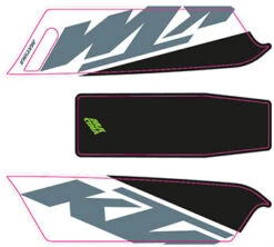 Aufkleber KTM Macina 2017 -Fahrradzubehör ktm 2017e bike aufkleber weiss grau schwarz