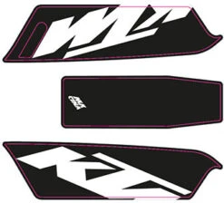 Aufkleber KTM Macina 2017 -Fahrradzubehör ktm 2017e bike aufkleber weiss matt schwarz matt