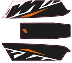 Aufkleber KTM Macina 2017 -Fahrradzubehör ktm 2017e bike aufkleber weiss schwarz orange