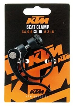 KTM Original Sattelklemme Mit Schnellspanner -Fahrradzubehör ktm e bike seat clamp detail verpackung