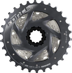 SRAM-Force XG-1270 12-Fach Kassette - 10-30 Zähne -Fahrradzubehör sram force xg 1270 12 fach kassette rueckseite